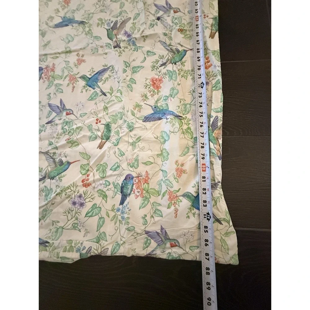 Cuddledown Hummingbird Duvet Cover King Keely Garden‎ EUC Floral RETIRED Birds